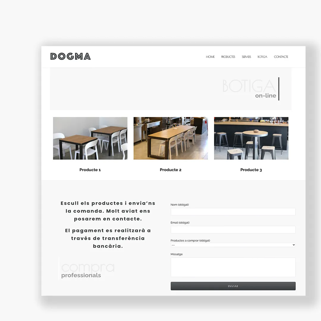 Mobiliari d'hostaleria i restauració - Imatge 1